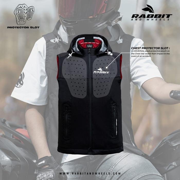 Alternative view of Rabbit and Wheels Elite Vanguard Black Vest