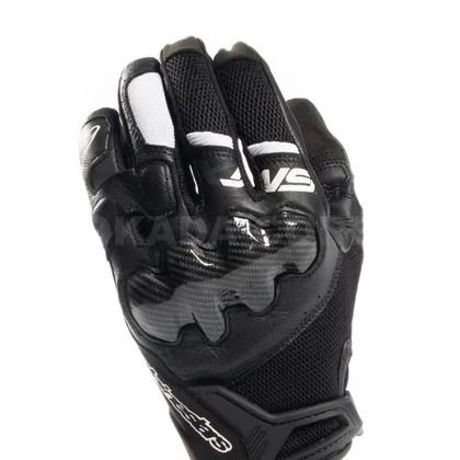 Alternative view of Alpinestars SMX-R Asia Black White Gloves
