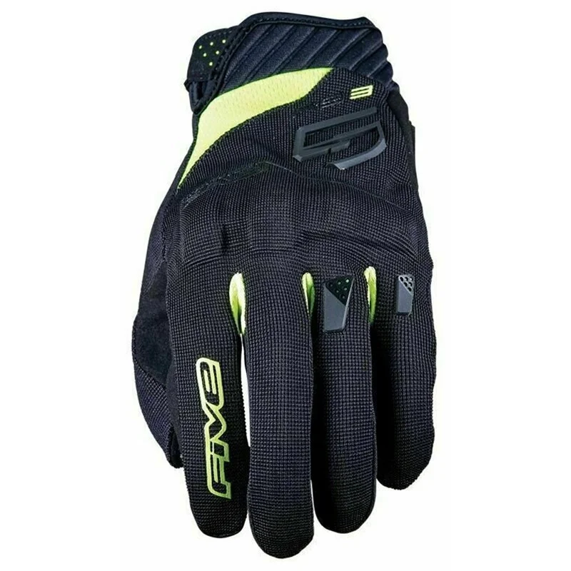 Five RS3 Evo Black Fluo Yellow Gloves