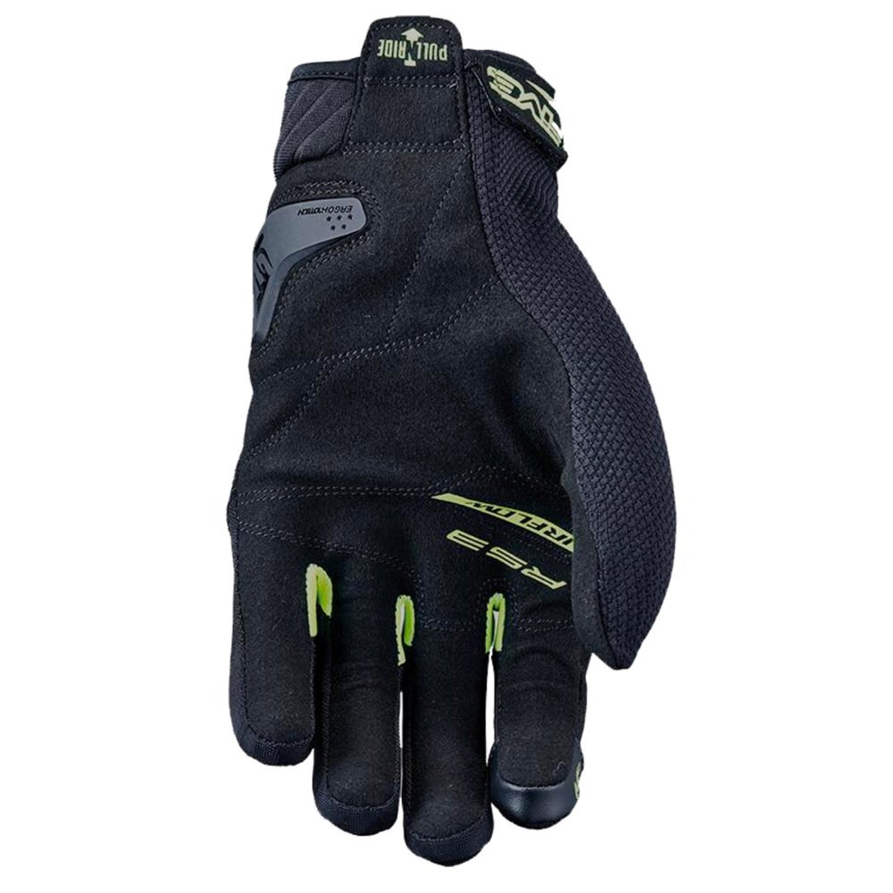 Alternative view of Five RS3 Evo Airflow Black Fluo Yellow Gloves
