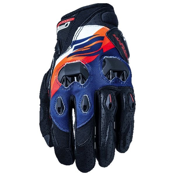Five Stunt Evo Replica Shade Orange Navy Gloves