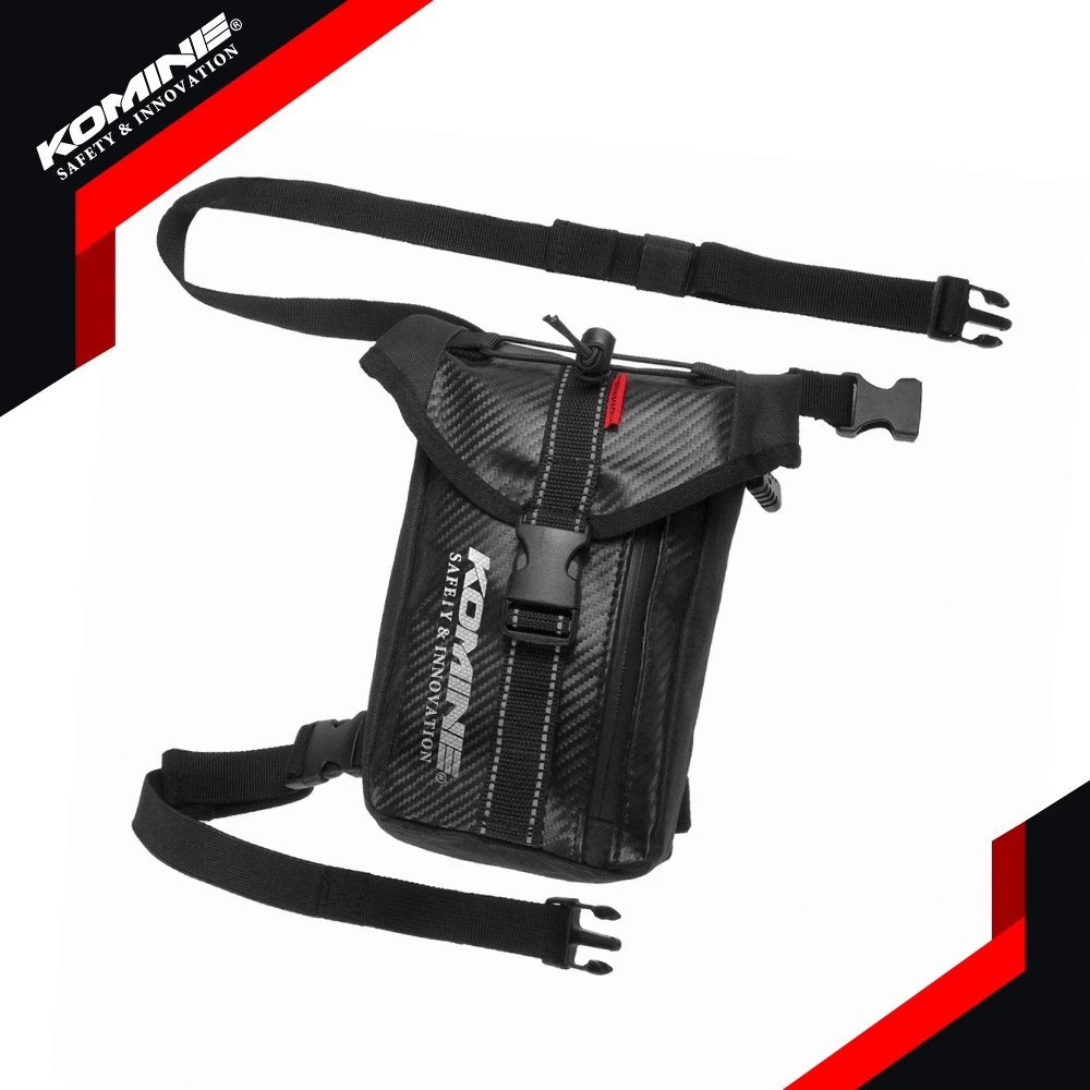 Komine SA 211 Waterproof 2.2L Black Leg Bag
