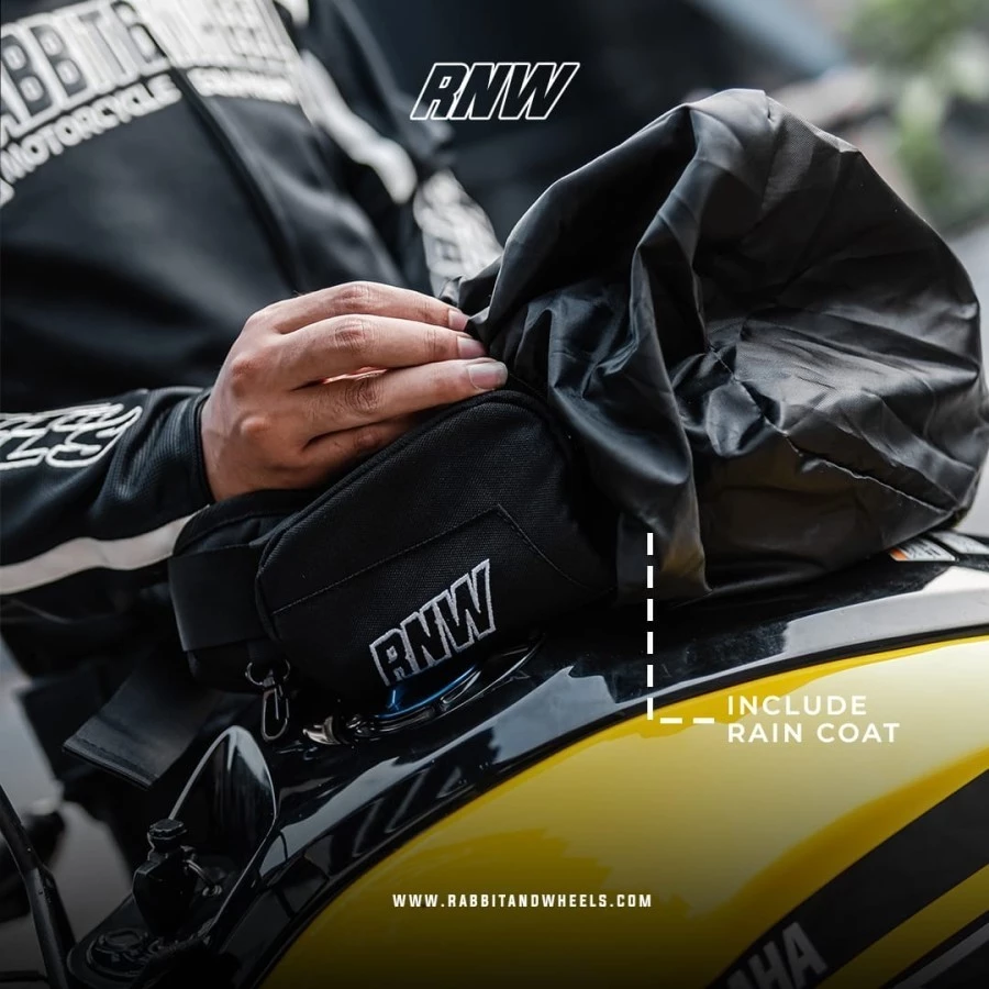 Rabbit and Wheels Raws V2 Black Waist Bag - Image 5