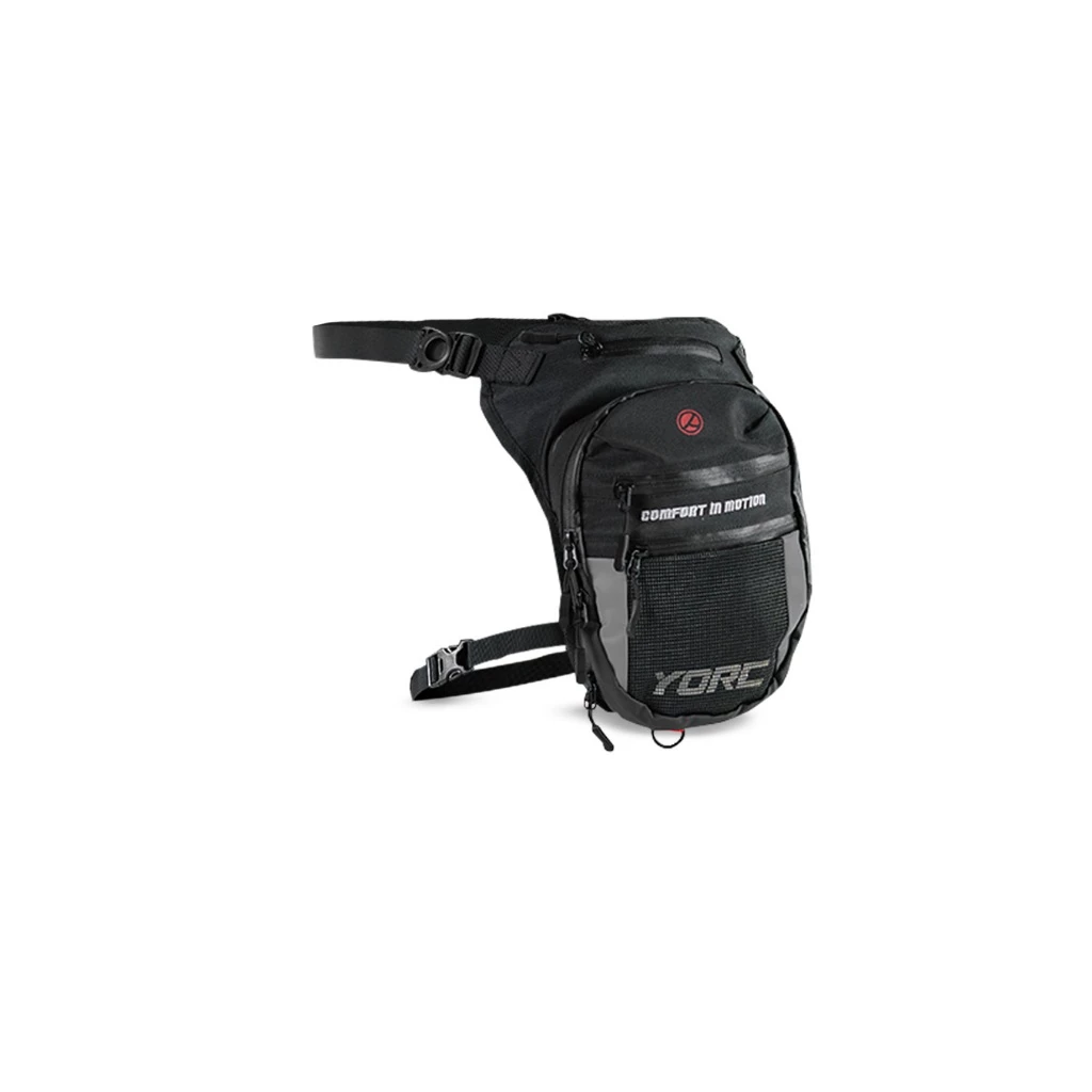YORC B05-25 Velo Leg Bag Black Leg Bag - Image 7