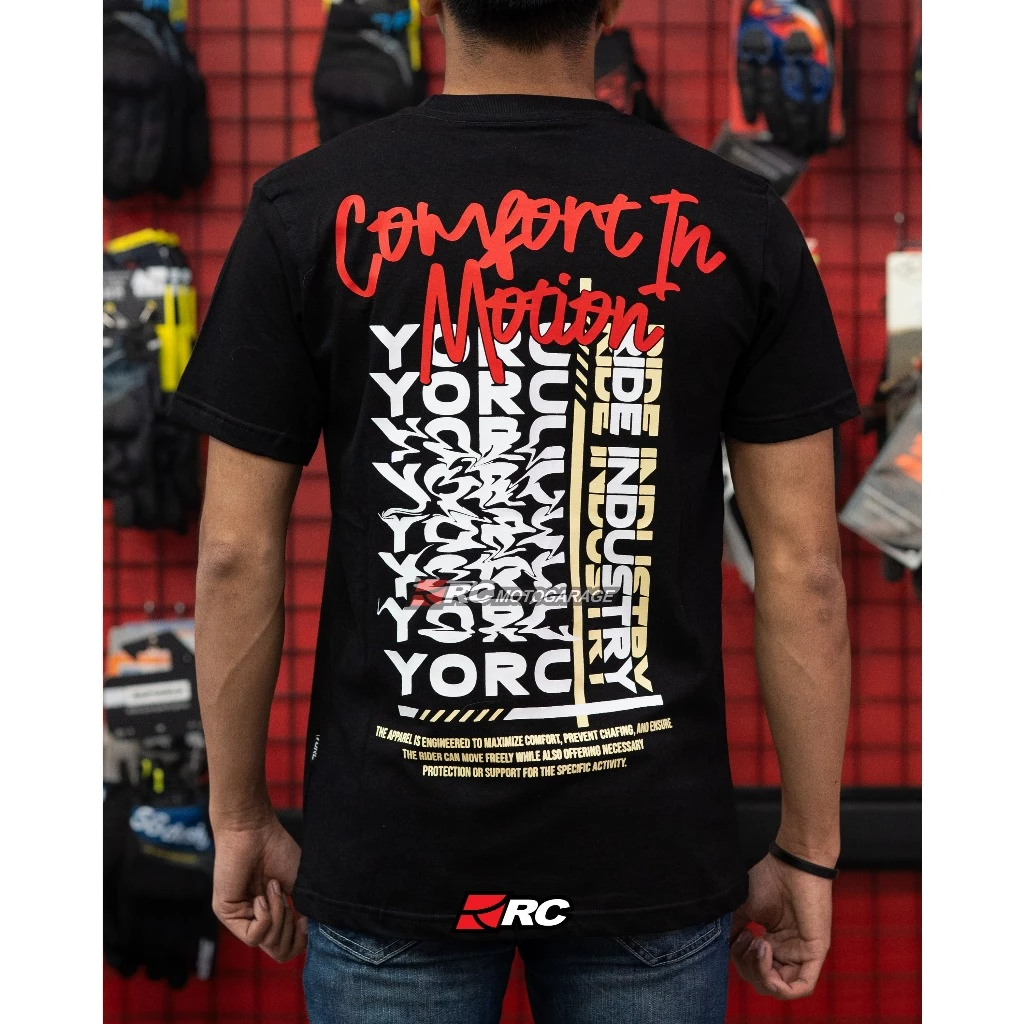 YORC B11-25 Ride Industry T-Shirt Black T-Shirt - Image 3