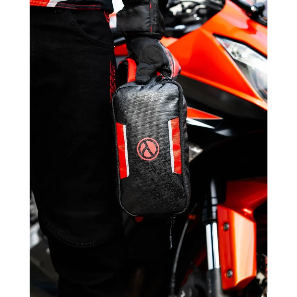 YORC YM06-BG02 RiderPack Stealth Lite Black Red Waist Bag