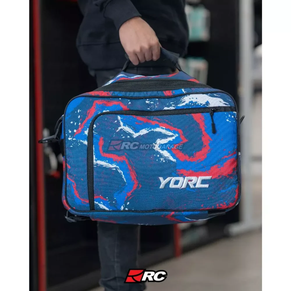 Alternative view of YORC FlexCarry Aero Blue Helmet Bag