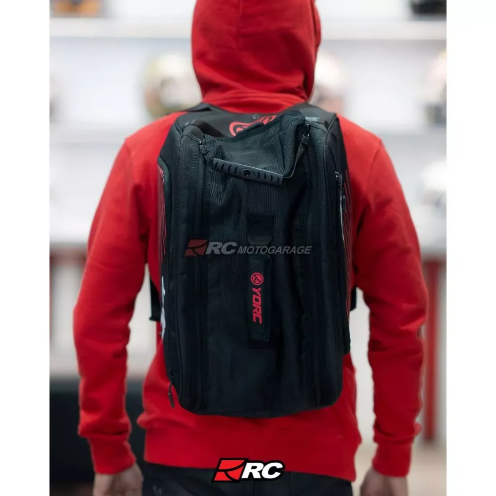 YORC FlexCarry Signature Black Helmet Bag