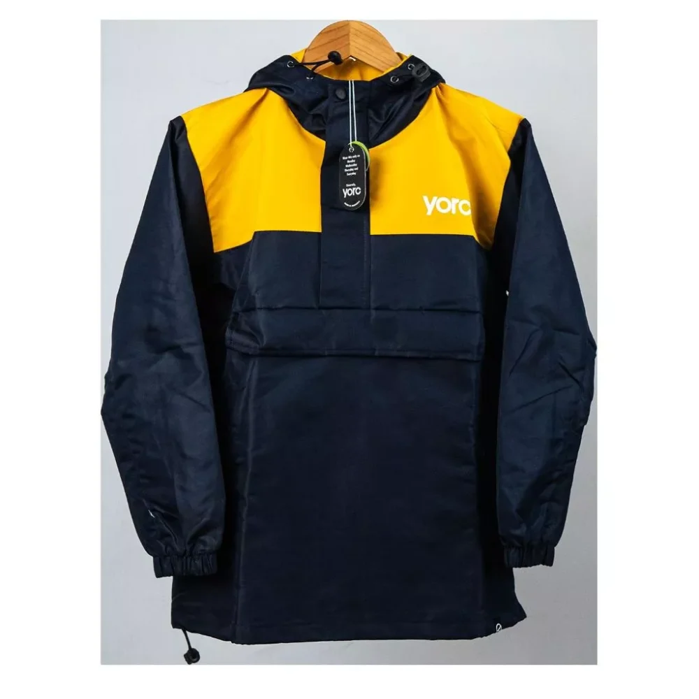 YORC B02 Wonderer Cagoule Blue Mustard Sweater