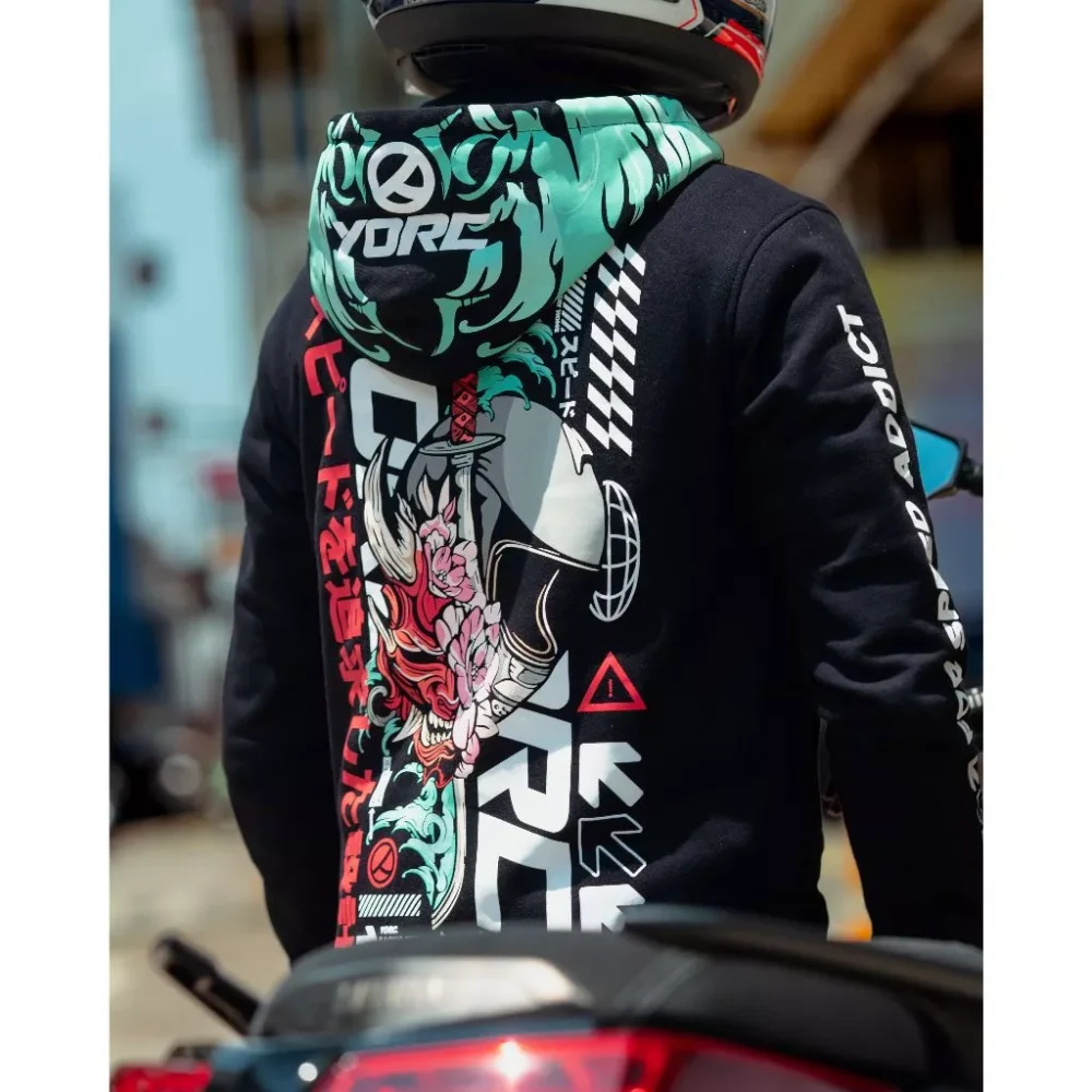 YORC Onimusha Hoodie Protector Black Hoodie - Image 4