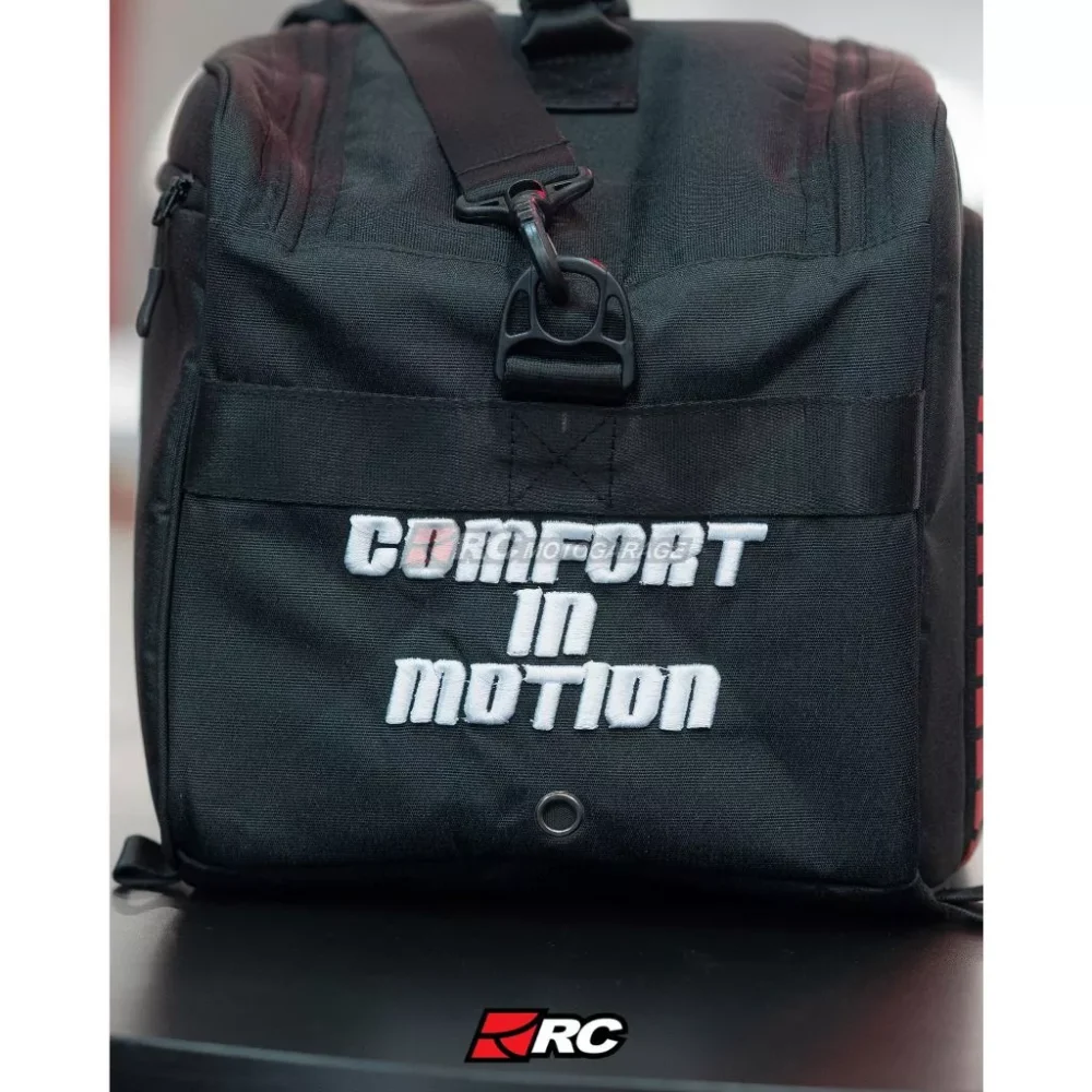 YORC RiderPack Stealth 001 Black White Waist Bag - Image 4