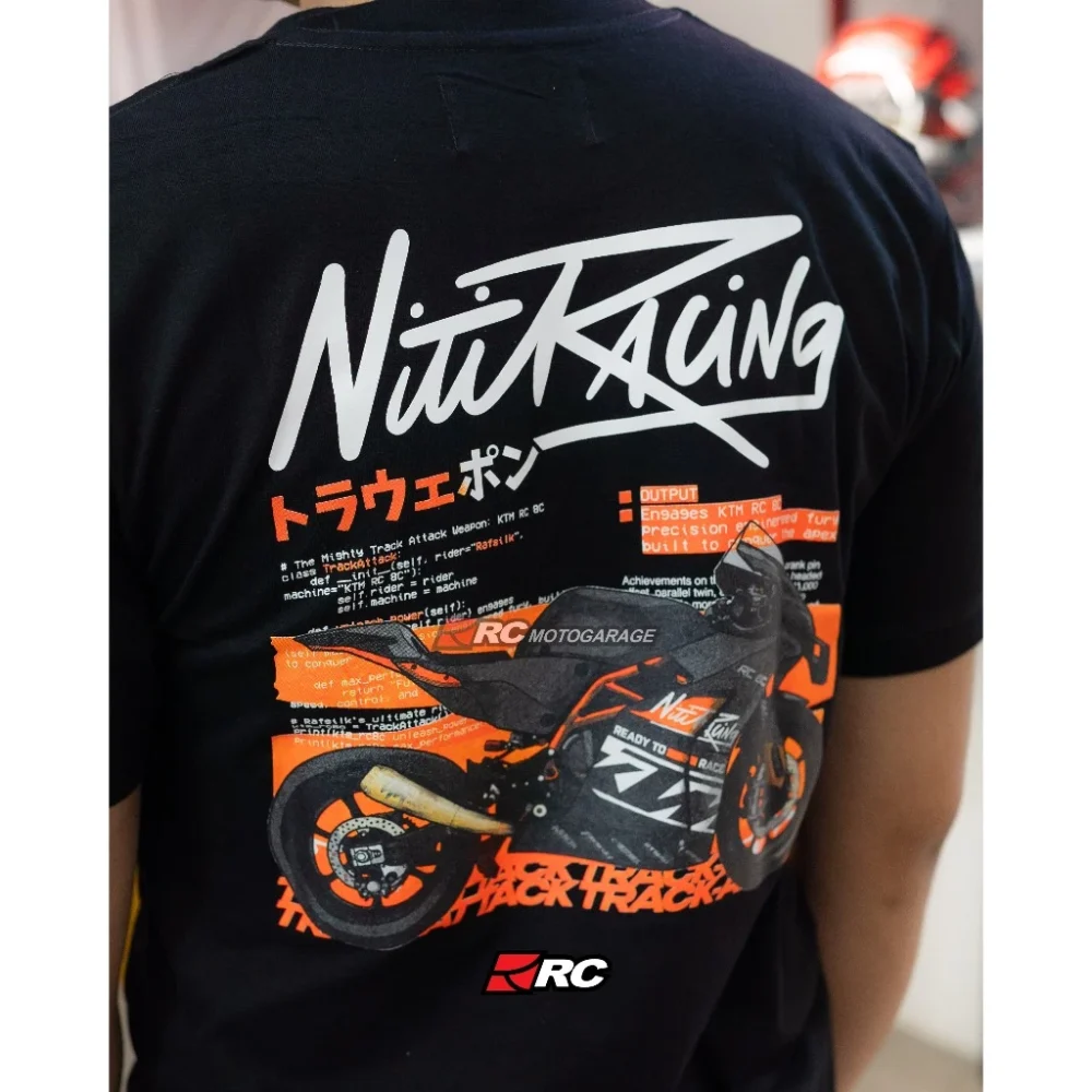NitiRacing KTM Merch Black T-Shirt - Image 5