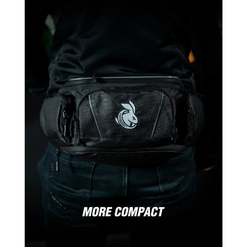 Alternative view of Rabbit and Wheels Raws V3 Black Waist Bag