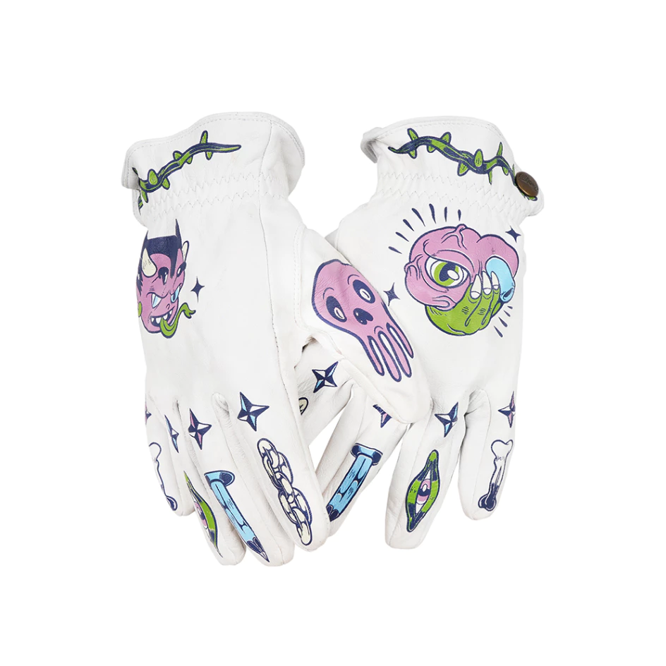 Alternative view of Northy X Muklay White Colour Gloves