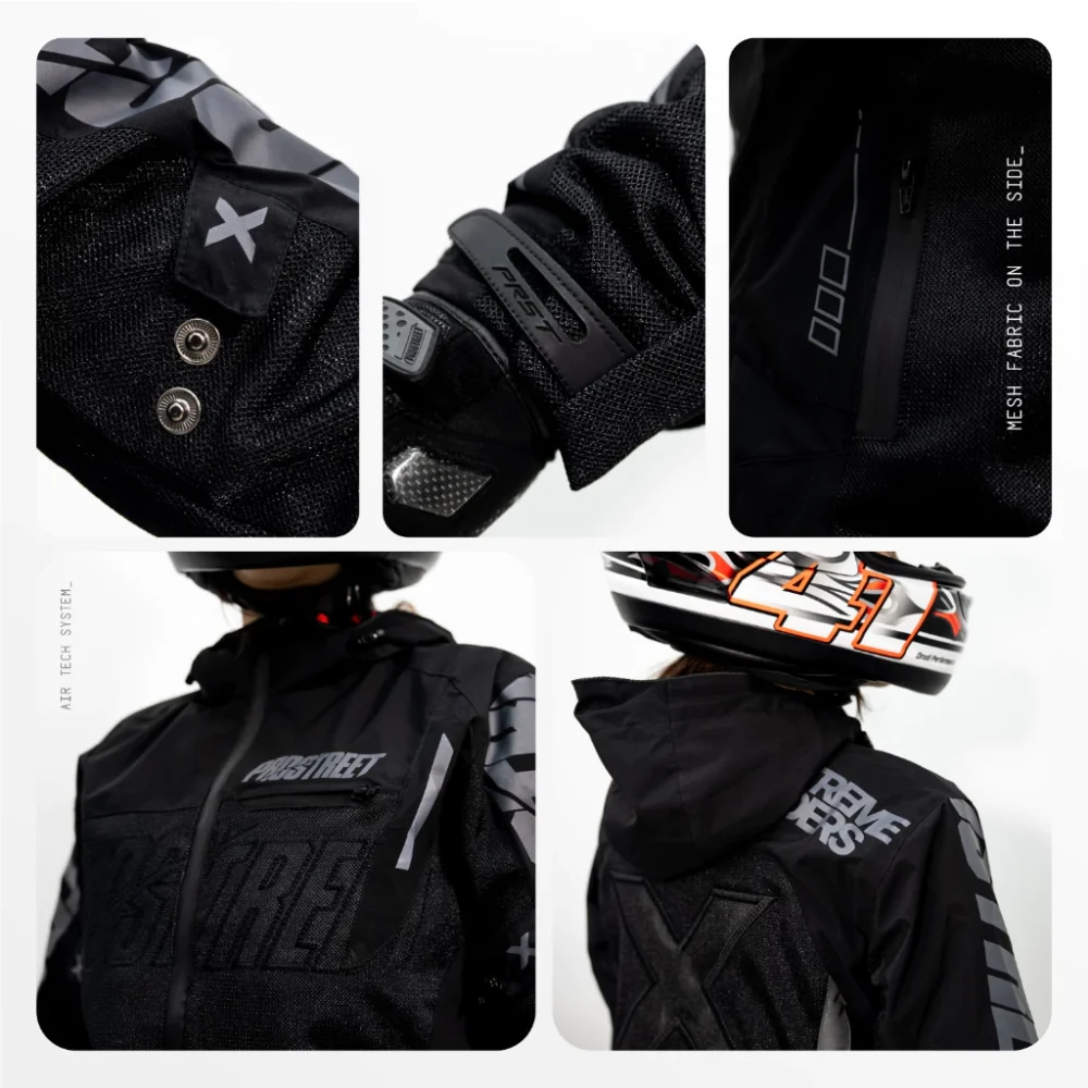 Prostreet Woman Spectre Air Tech System V2 with Protector Black Jacket - Image 3