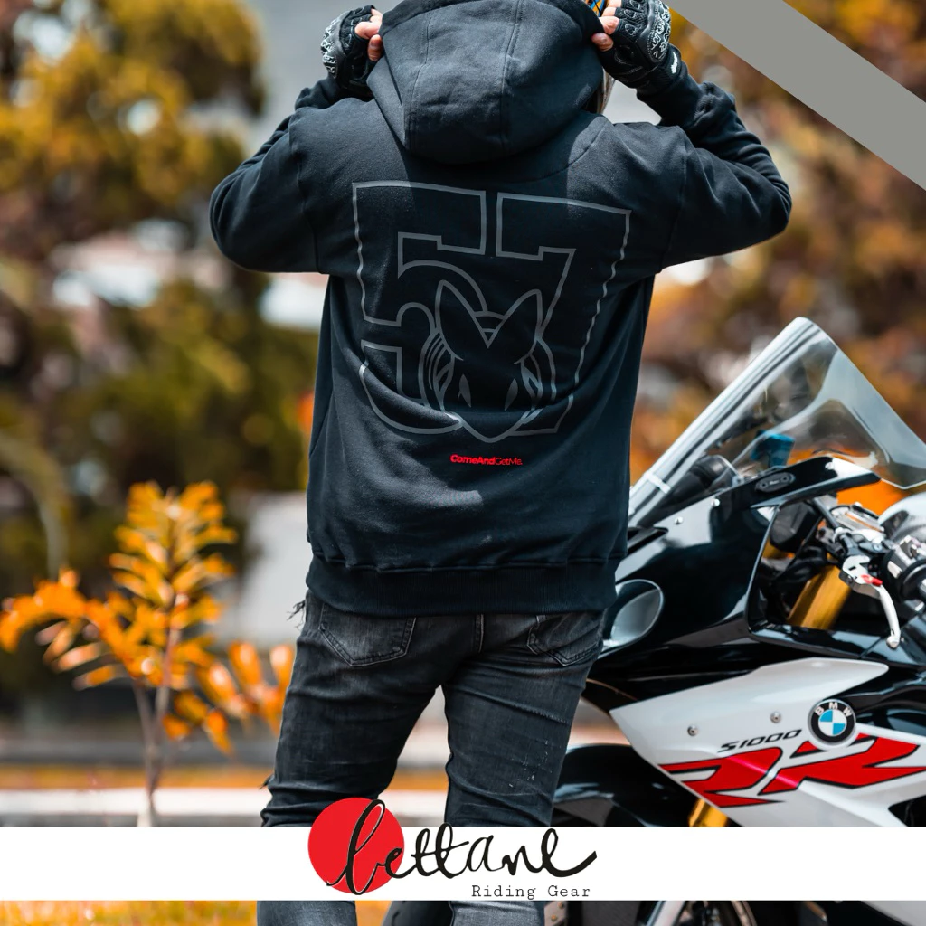 Rabbit and Wheels 57 Corse Black Hoodie - Image 3