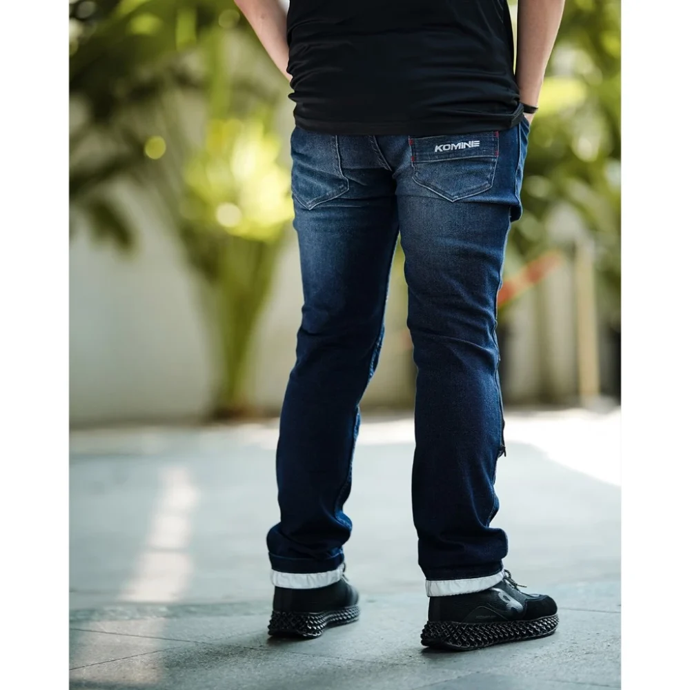 Komine WJ 001 Jeans Reguler Fit Blue Pants - Image 3