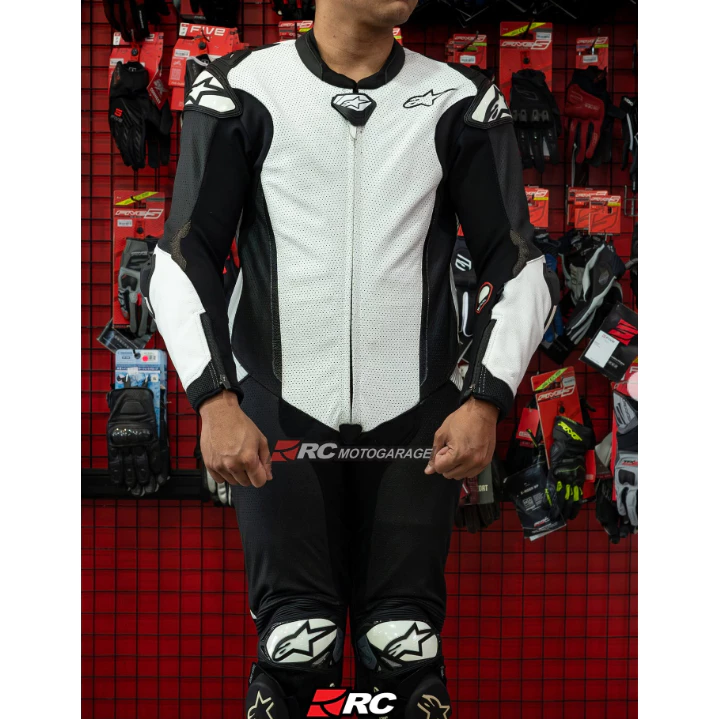 Alpinestars GP-5 Race Suit Black Red White W Logo Suit