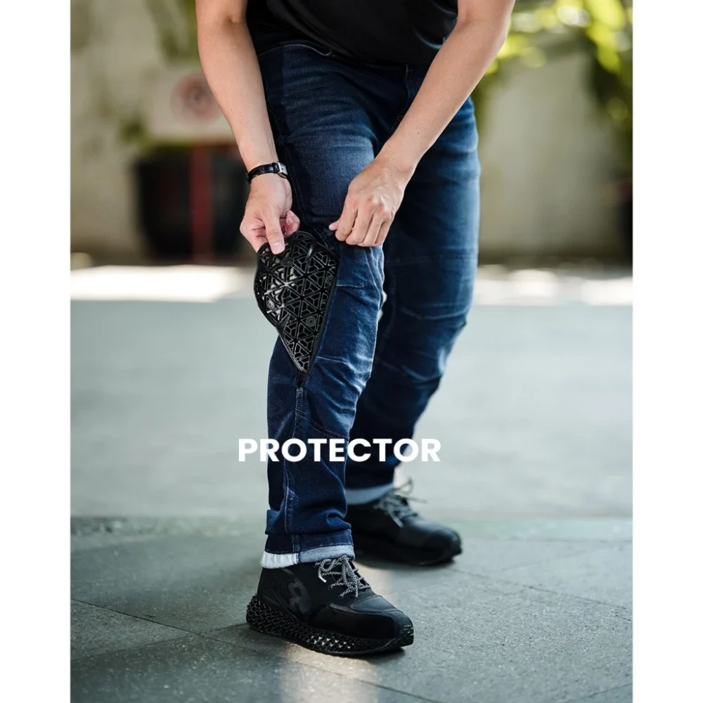 Komine WJ 001 Jeans Reguler Fit Blue Pants - Image 7