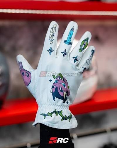 Northy X Muklay White Colour Gloves