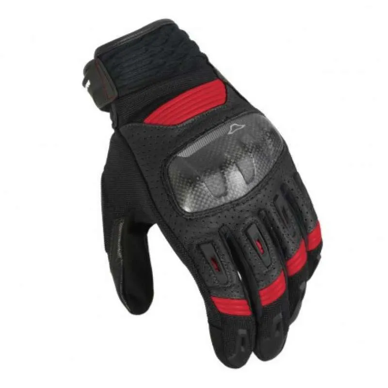 Macna Rime Black Red Gloves