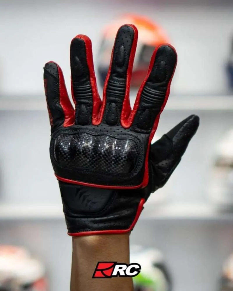 Alternative view of Degner TG-79M Red Gloves