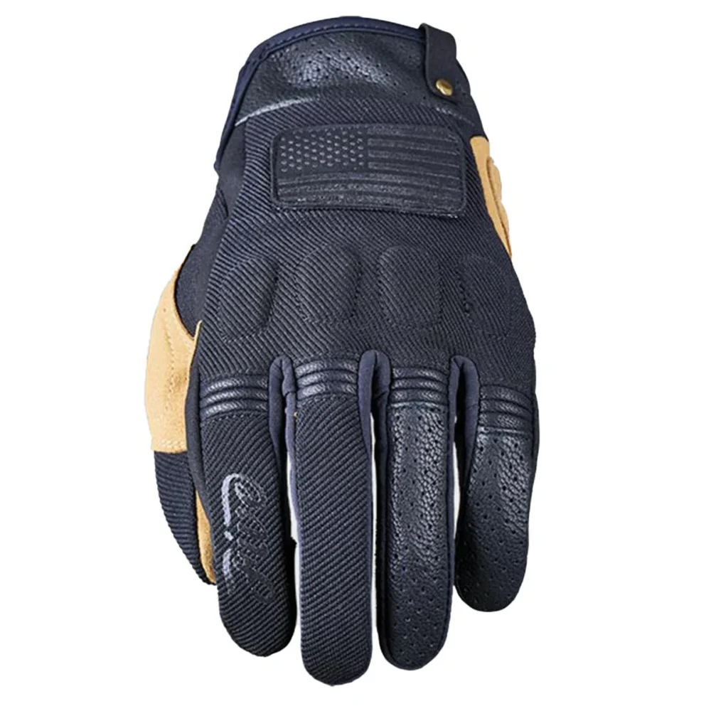 Five Scrambler Black Tan Gloves