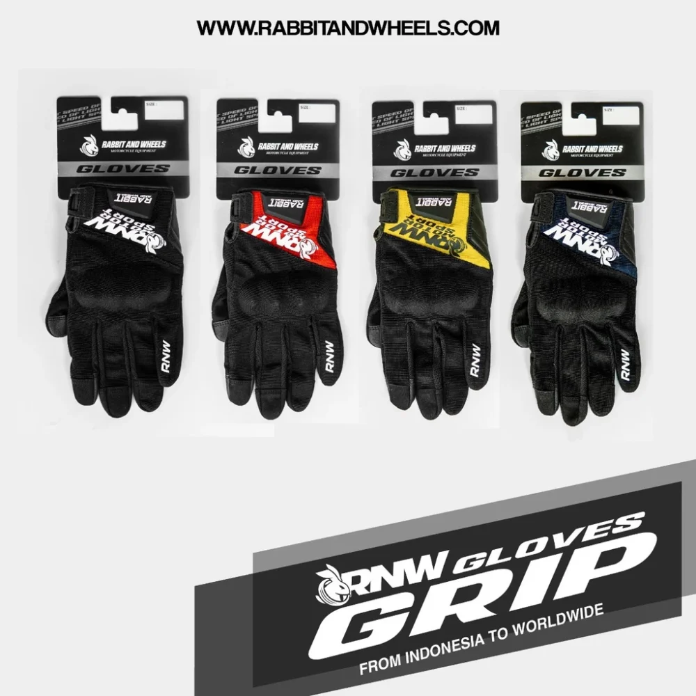 Alternative view of Rabbit and Wheels Grip Black Gloves