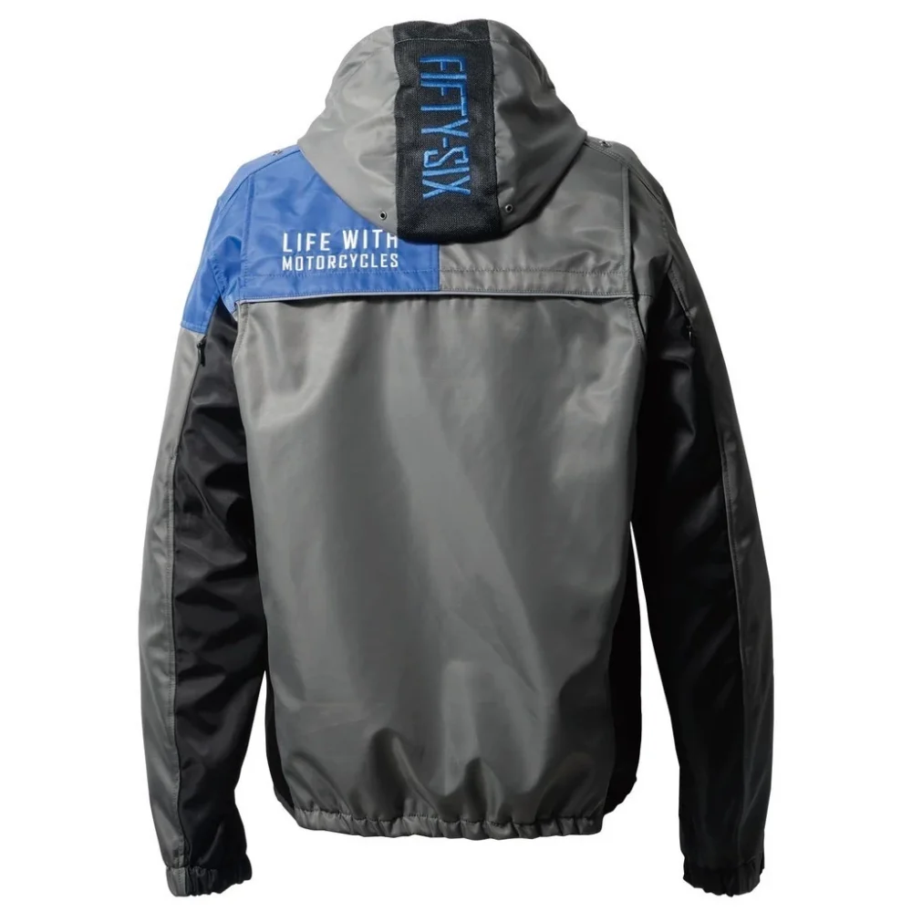 56design Quarter Parka Cobalt Blue Jacket - Image 2