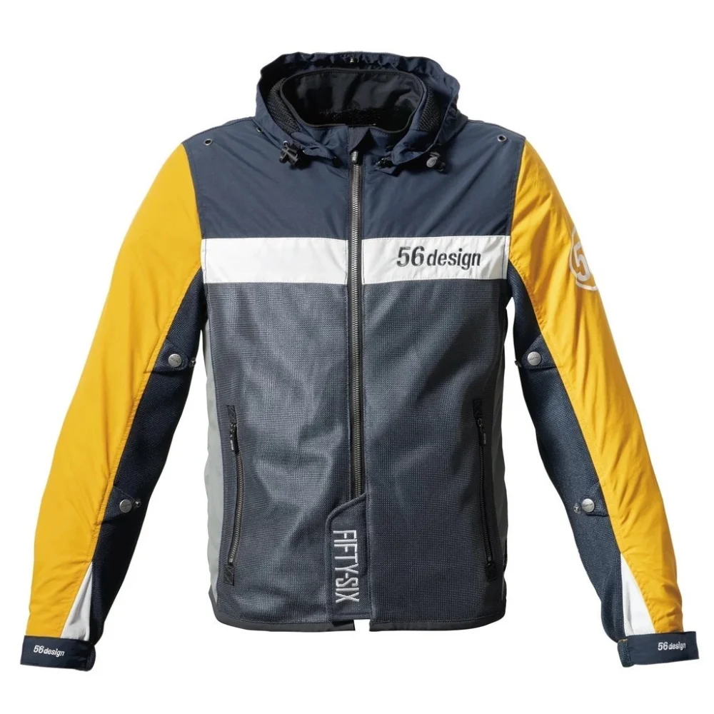 56design Half Mesh Parka Evo Mustard Jacket