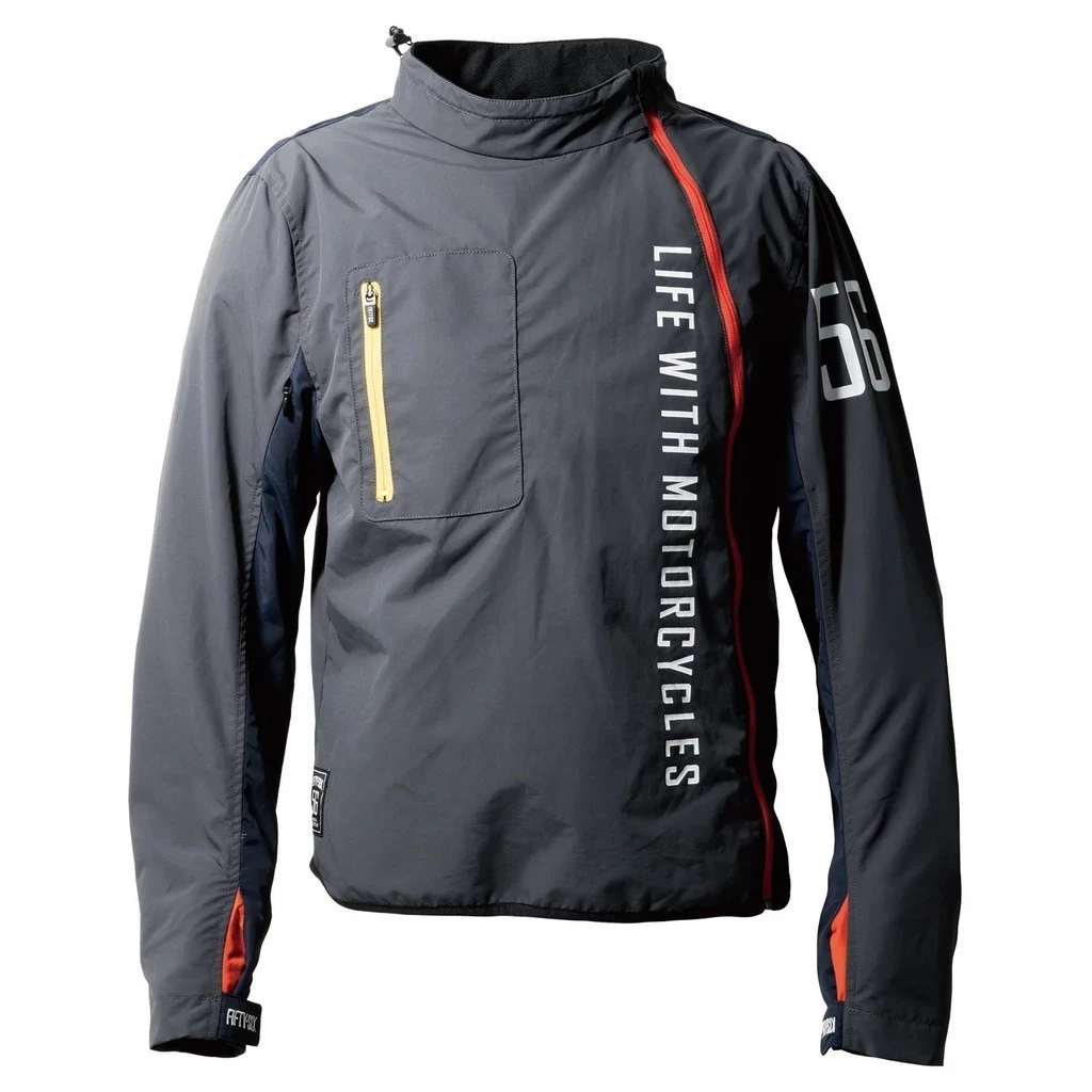 56design Arc Zip Dark Grey Navy Jacket