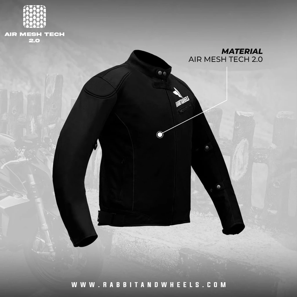 Rabbit and Wheels New Reguler Basic Black Jacket - Image 4