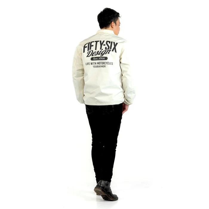 56design 3 Layered Coach Ivory Jacket - Image 3