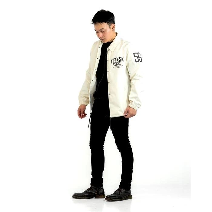56design 3 Layered Coach Ivory Jacket - Image 5