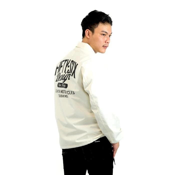 56design 3 Layered Coach Ivory Jacket - Image 4