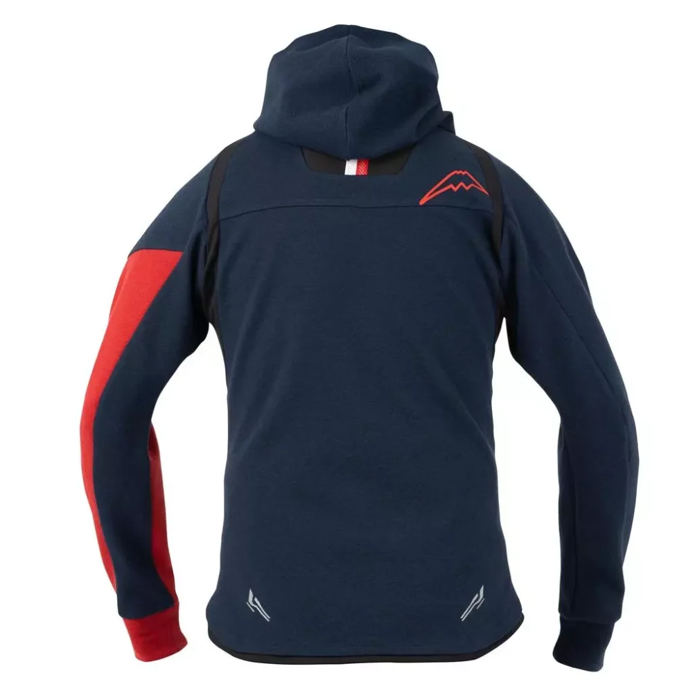 Alternative view of Kushitani K 1356 Rebro Hoodie Navy Red Hoodie