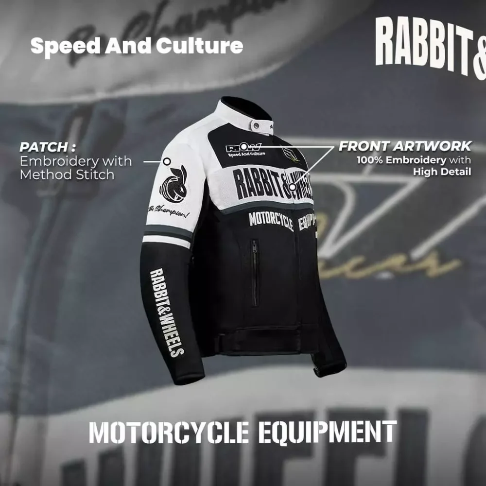 Rabbit and Wheels Devise Black Jacket - Image 3