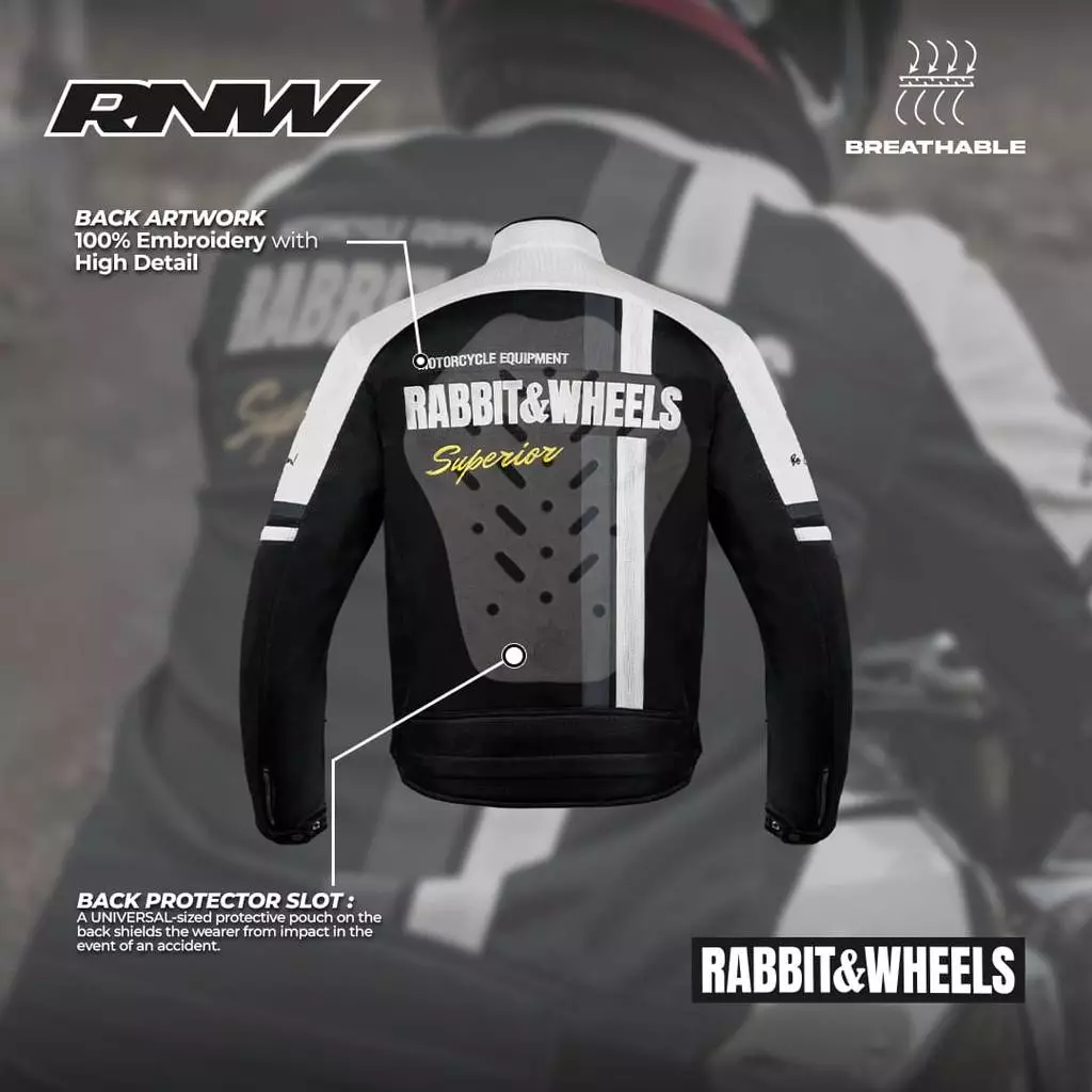 Rabbit and Wheels Devise Black Jacket - Image 5