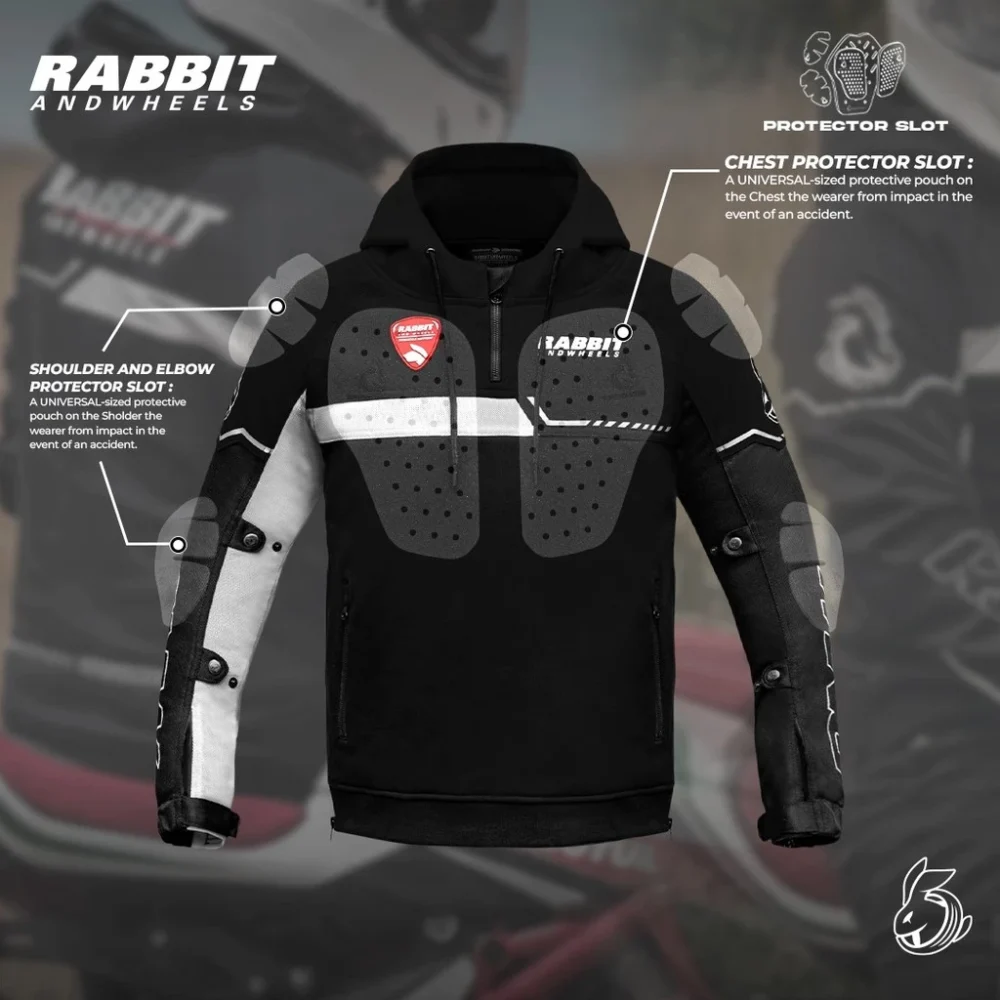 Rabbit and Wheels Luxe Motorsport Black Jacket - Image 5
