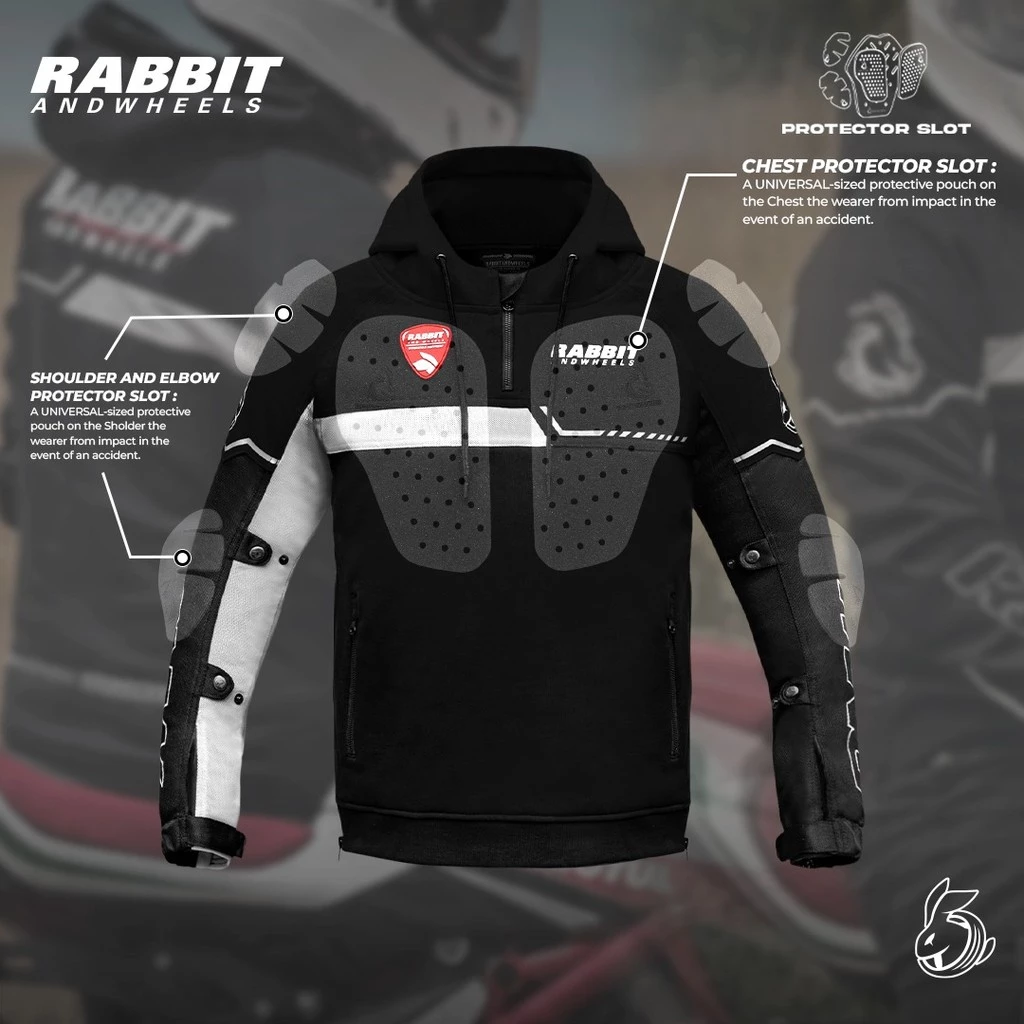 Rabbit and Wheels Luxe Motorsport Black Jacket - Image 5