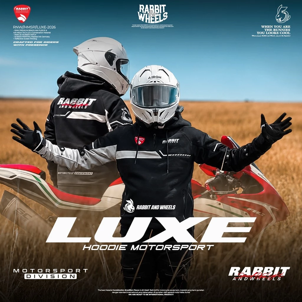 Rabbit and Wheels Luxe Motorsport Black Jacket