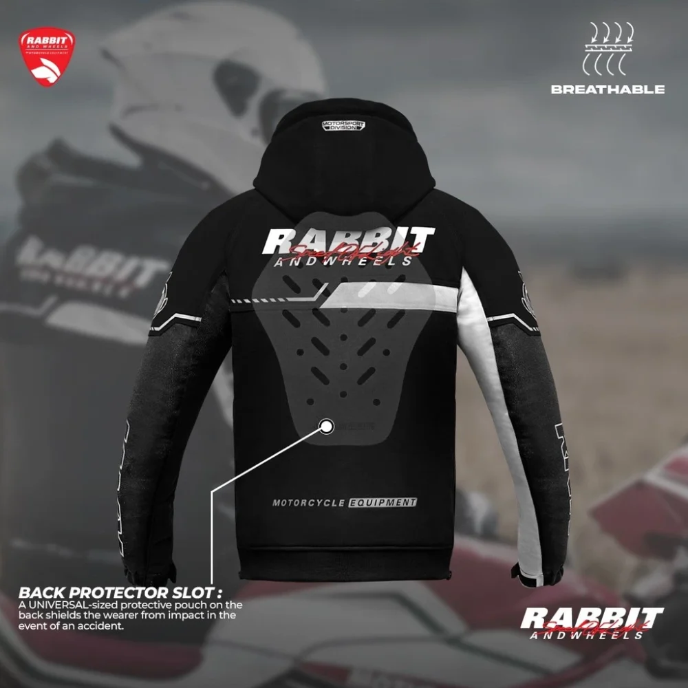 Rabbit and Wheels Luxe Motorsport Black Jacket - Image 2