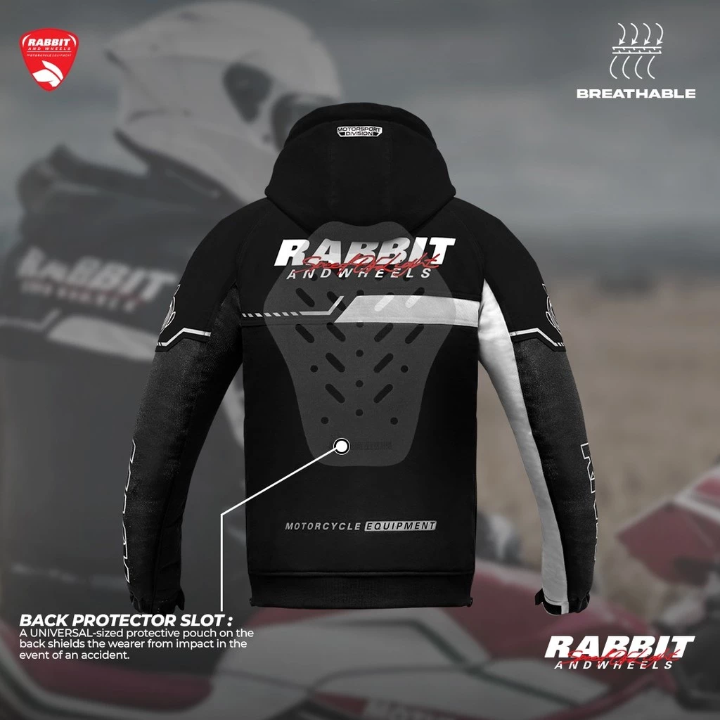 Rabbit and Wheels Luxe Motorsport Black Jacket - Image 2