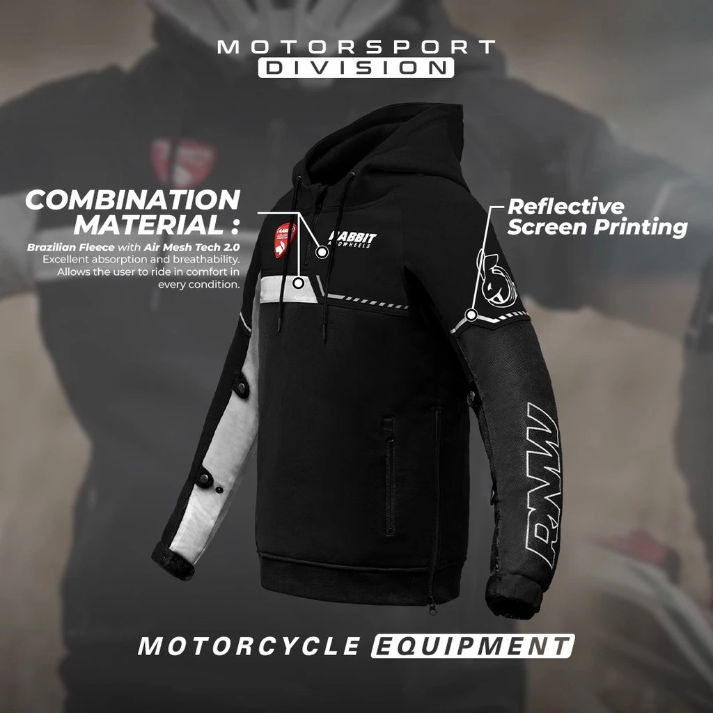 Rabbit and Wheels Luxe Motorsport Black Jacket - Image 3