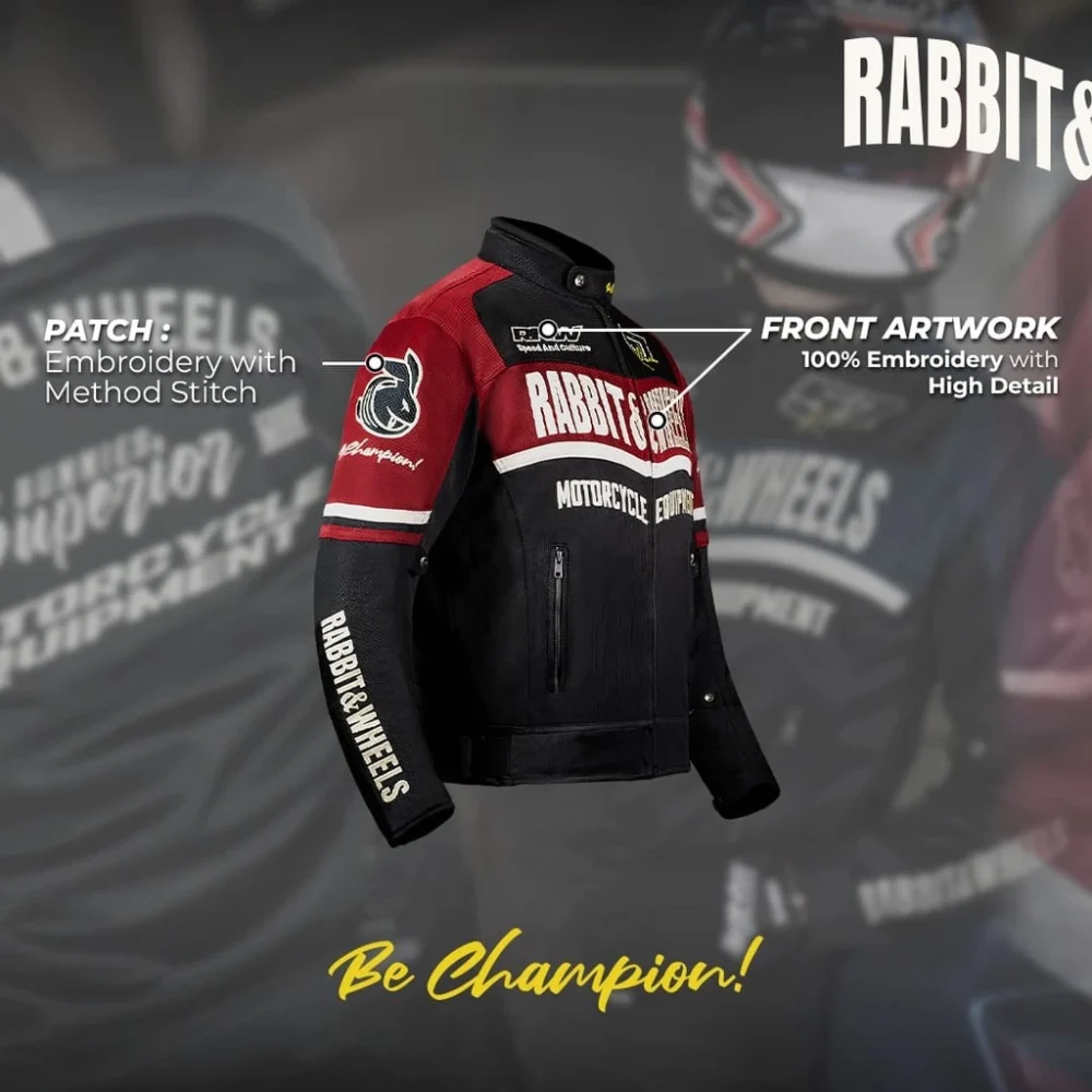Rabbit and Wheels Combo Legacy Red Jacket - Image 3