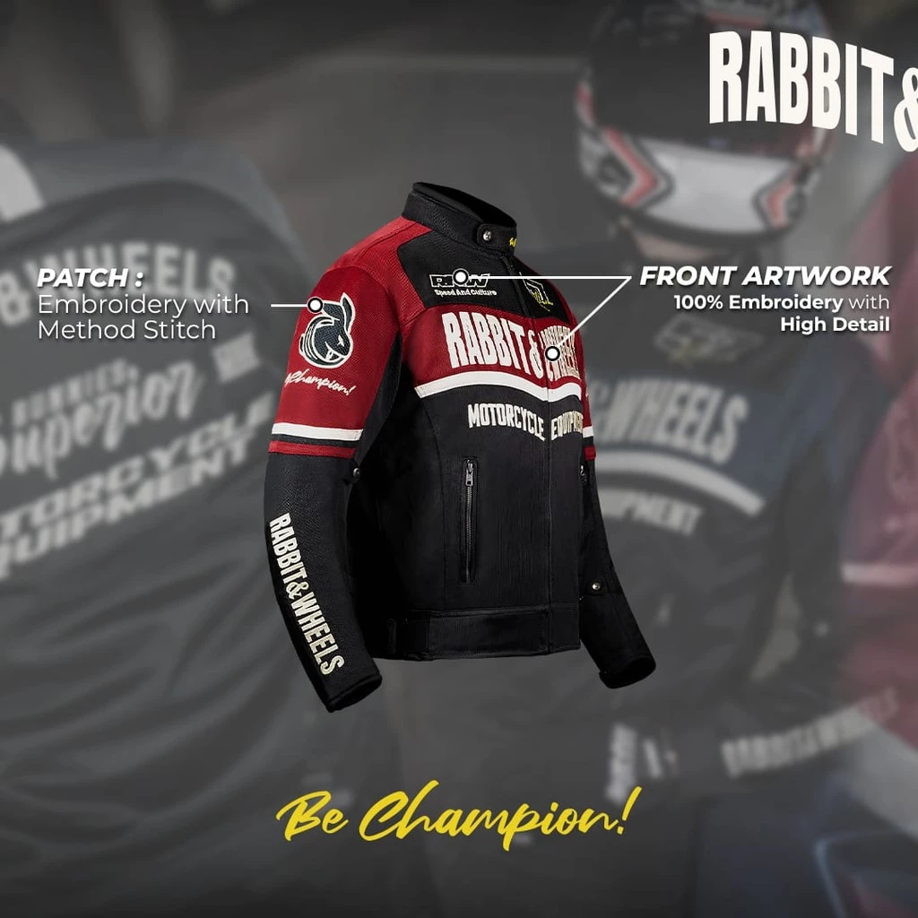 Rabbit and Wheels Combo Legacy Red Jacket - Image 3