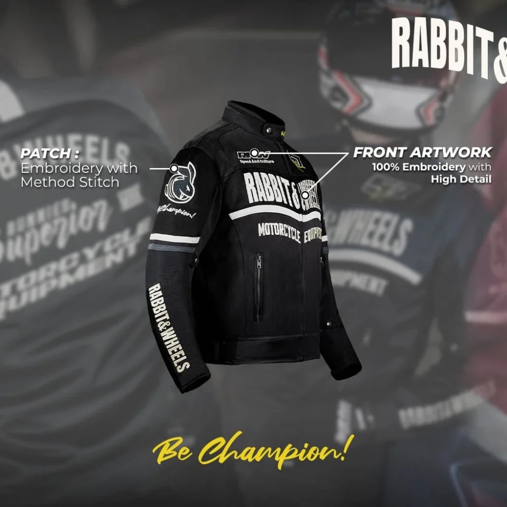 Rabbit and Wheels Combo Legacy Black Jacket - Image 3