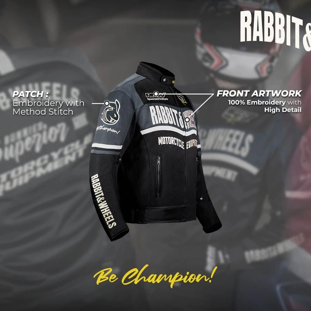Rabbit and Wheels Combo Legacy Grey Jacket - Image 3