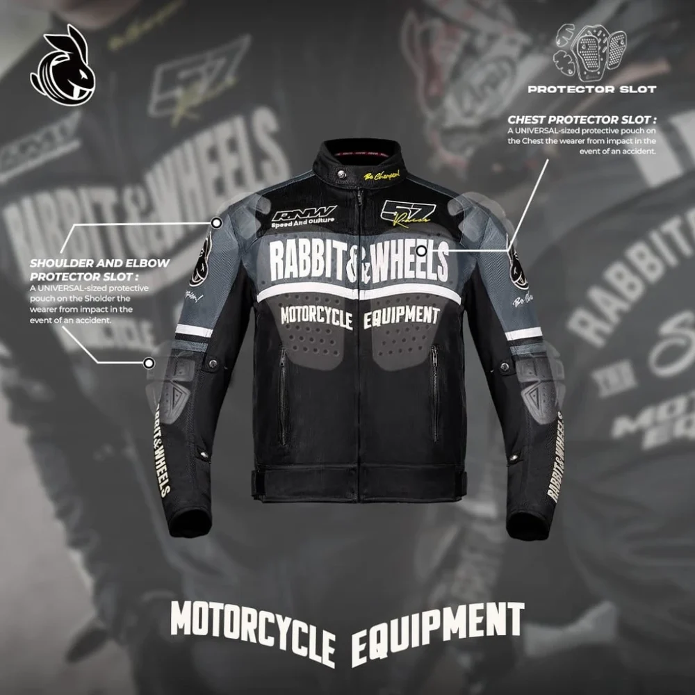 Rabbit and Wheels Combo Legacy Grey Jacket - Image 2