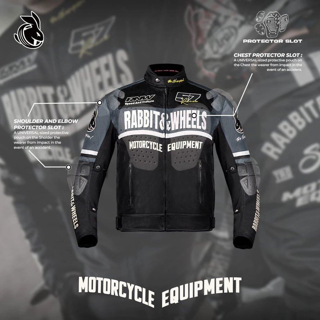 Rabbit and Wheels Combo Legacy Grey Jacket - Image 2